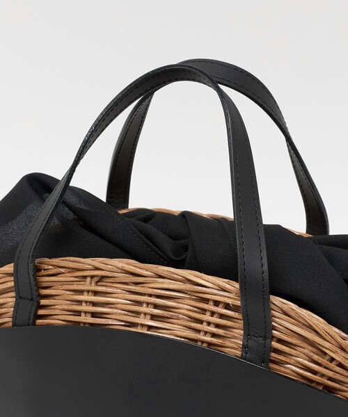 The Bagmati（ザバグマティ）の「＜The Bagmati＞バスケット（M）/ カゴバッグ（かごバッグ・レディース・ブラック・FREE）」の10枚目の写真