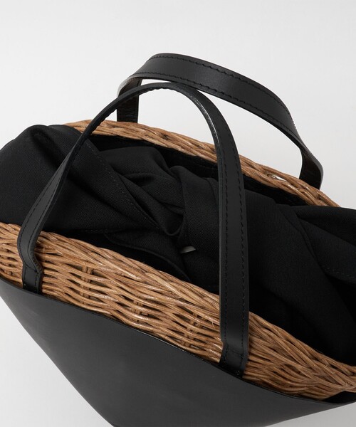 The Bagmati（ザバグマティ）の「＜The Bagmati＞バスケット（M）/ カゴバッグ（かごバッグ・レディース・ブラック・FREE）」の12枚目の写真