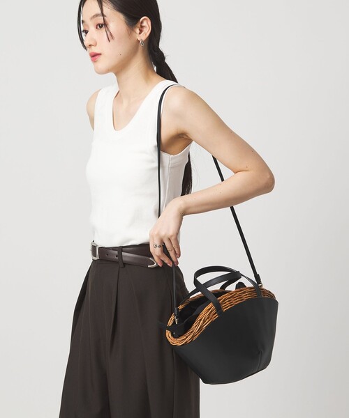 The Bagmati（ザバグマティ）の「＜The Bagmati＞バスケット（M）/ カゴバッグ（かごバッグ・レディース・ブラック・FREE）」の17枚目の写真