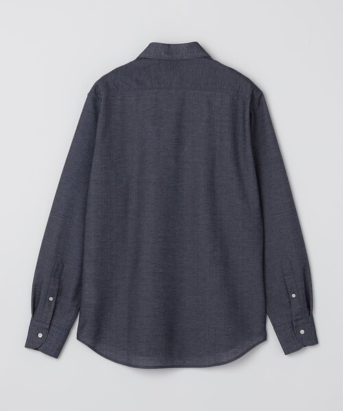 SHIPS(シップス)の「SHIPS: ジャージー デニム ライク ワンピースカラー シャツ(Tシャツ/カットソー・メンズ・ネイビー・SMALL/MEDIUM/X-LARGE/LARGE)」の10枚目の写真