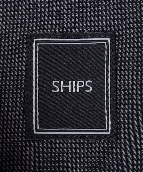 SHIPS(シップス)の「SHIPS: ジャージー デニム ライク ワンピースカラー シャツ(Tシャツ/カットソー・メンズ・ネイビー・SMALL/MEDIUM/X-LARGE/LARGE)」の14枚目の写真
