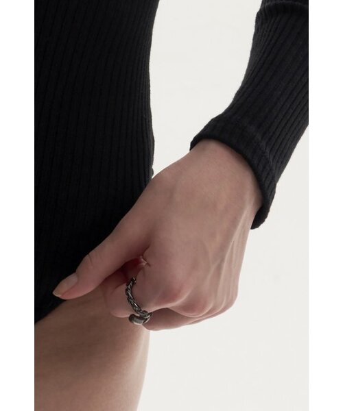 SENTIMENTS（センチモン）の「NO.278 [BLACK] RING（リング・レディース・ブラック・FREE）」の2枚目の写真