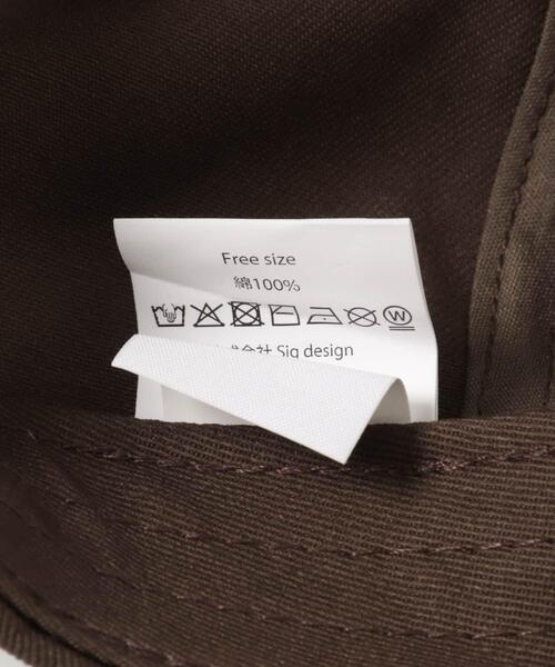 URBAN RESEARCH DOORS(アーバンリサーチドアーズ)の「LY BOEKEN CAP(キャップ・レディース・グレー/ダークブラウン・ONE)」の8枚目の写真