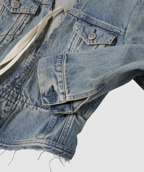 Maison Margiela(メゾンマルジェラ)の「SPORTSJACKET(デニムジャケット・レディース・その他・38)」の4枚目の写真