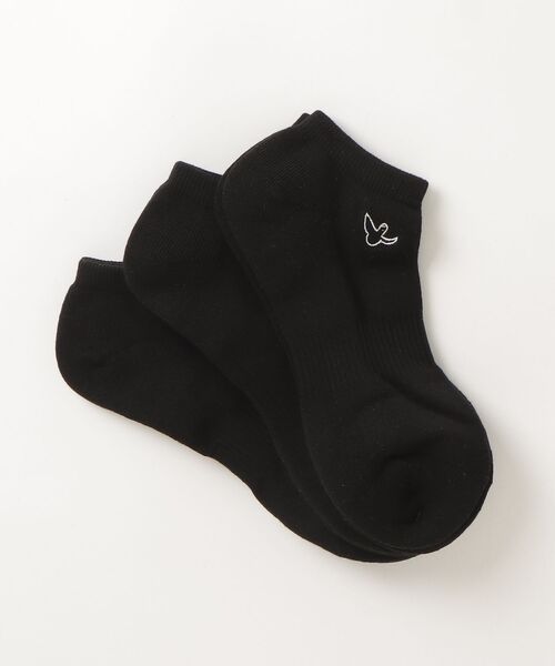 Mark Gonzales（マーク・ゴンザレス）の「"02"≪Mark Gonzales≫3足セット スニーカーソックス（ソックス/靴下・メンズ・ブラック系1/ホワイト系2/ホワイト系1/ブラック系2・25cm～27cm）」の6枚目の写真