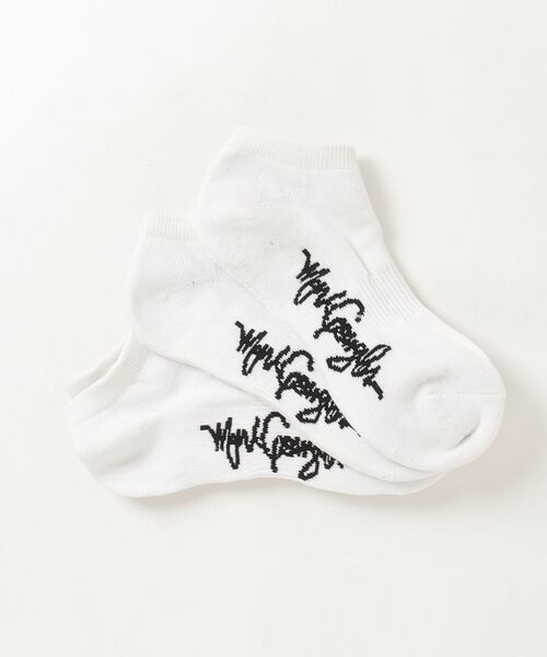 Mark Gonzales（マーク・ゴンザレス）の「"02"≪Mark Gonzales≫3足セット スニーカーソックス（ソックス/靴下・メンズ・ブラック系1/ホワイト系2/ホワイト系1/ブラック系2・25cm～27cm）」の18枚目の写真