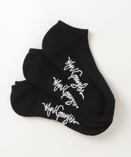 Mark Gonzales（マーク・ゴンザレス）の「"02"≪Mark Gonzales≫3足セット スニーカーソックス（ソックス/靴下・メンズ・ブラック系1/ホワイト系2/ホワイト系1/ブラック系2・25cm～27cm）」の20枚目の写真