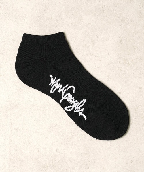 Mark Gonzales（マーク・ゴンザレス）の「"02"≪Mark Gonzales≫3足セット スニーカーソックス（ソックス/靴下・メンズ・ブラック系1/ホワイト系2/ホワイト系1/ブラック系2・25cm～27cm）」の9枚目の写真