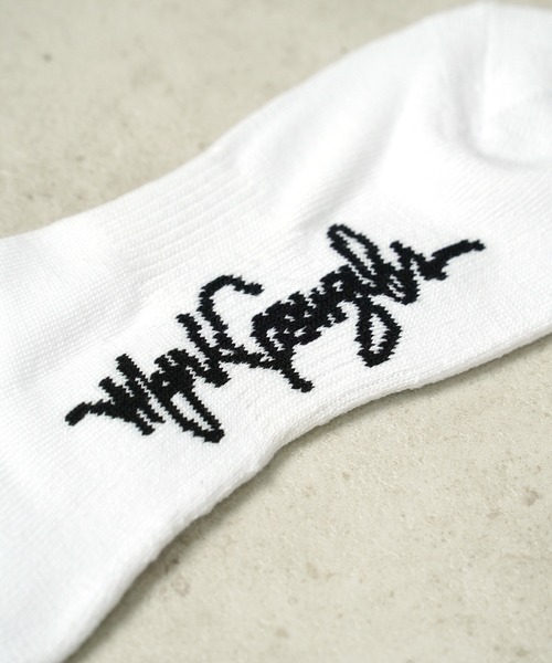 Mark Gonzales（マーク・ゴンザレス）の「"02"≪Mark Gonzales≫3足セット スニーカーソックス（ソックス/靴下・メンズ・ブラック系1/ホワイト系2/ホワイト系1/ブラック系2・25cm～27cm）」の11枚目の写真