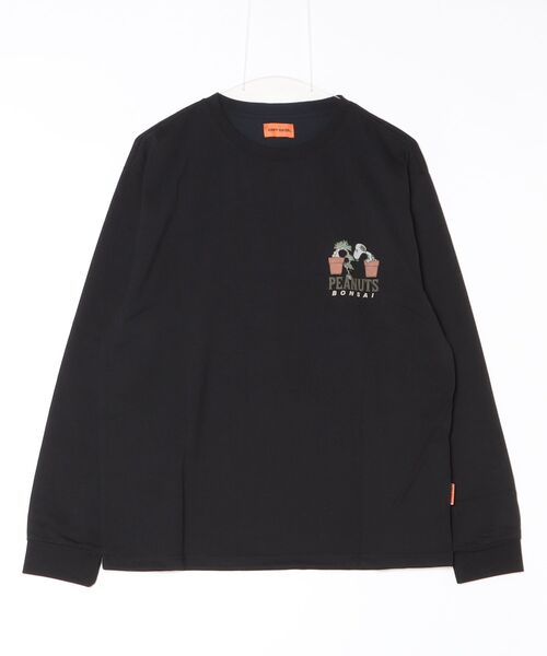 KRIFF MAYER（クリフメイヤー）の「KRIFF MAYER ｽﾇｰﾋﾟｰ刺繍ﾛﾝT(盆栽)（Tシャツ/カットソー・メンズ・オフホワイト/ブラック/オリーブ/マルチ・M/L/XL）」の2枚目の写真