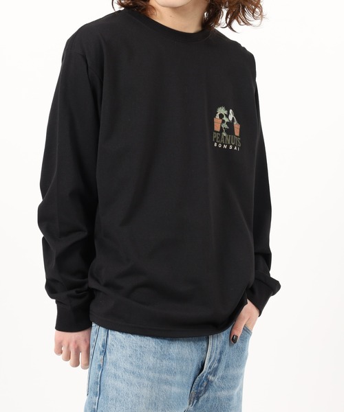 KRIFF MAYER(クリフメイヤー)の「KRIFF MAYER スヌーピー刺繍ロンT(盆栽)(Tシャツ/カットソー・メンズ・オフホワイト/ブラック/オリーブ/マルチ・M/L/XL)」の5枚目の写真