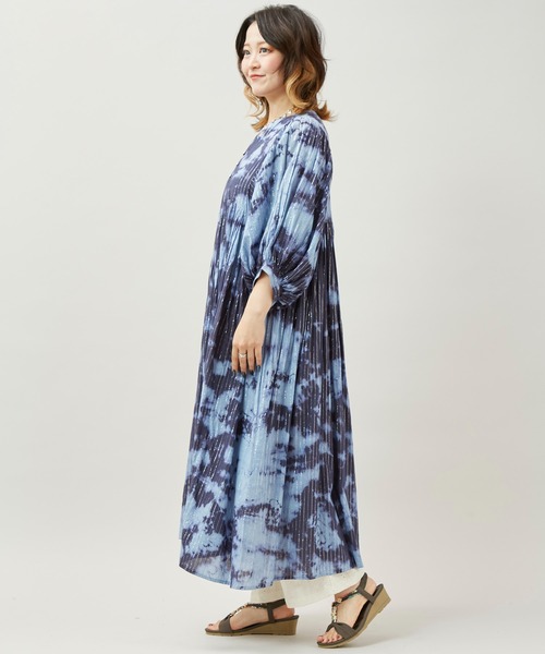 チャイハネ（チャイハネ）の「【チャイハネ】ティルレタイダイワンピース（ワンピース・レディース・オレンジ/ネイビー・FREE）」の6枚目の写真