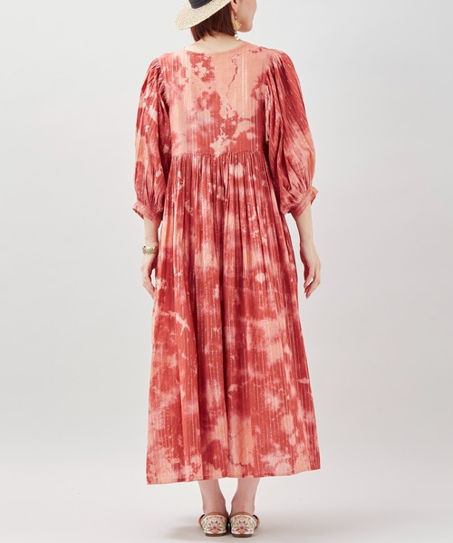 チャイハネ（チャイハネ）の「【チャイハネ】ティルレタイダイワンピース（ワンピース・レディース・オレンジ/ネイビー・FREE）」の10枚目の写真