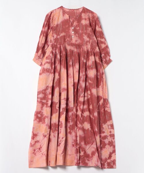 チャイハネ（チャイハネ）の「【チャイハネ】ティルレタイダイワンピース（ワンピース・レディース・オレンジ/ネイビー・FREE）」の8枚目の写真