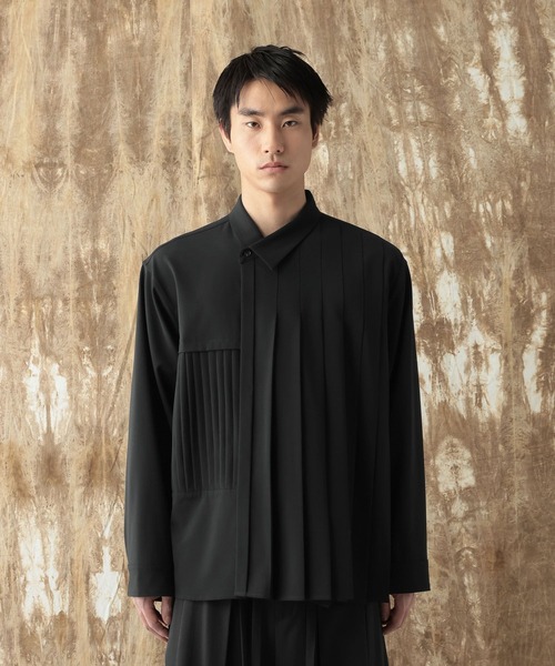 [NARRIL] Judo-Style Skew Shirt — рубашка в дзюдо-стиле