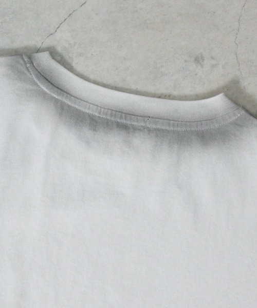 NYLAUS(ナイラス)の「【NYS】アイレット スプレー加工 グランジ 半袖Tシャツ ユニセックス(Tシャツ/カットソー・メンズ・ピンク/カーキ/ブラック/アイボリー・L/M/S)」の19枚目の写真