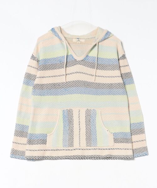 rip curl(リップカール)の「RIP CURL/リップカール レディース ニット パーカー 034WKN(パーカー・レディース・ブルー/オレンジ・S)」の12枚目の写真
