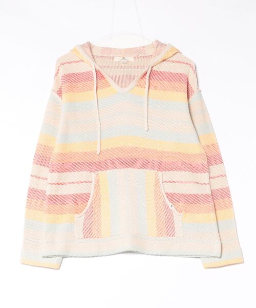 rip curl(リップカール)の「RIP CURL/リップカール レディース ニット パーカー 034WKN(パーカー・レディース・ブルー/オレンジ・S)」の13枚目の写真