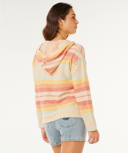 rip curl(リップカール)の「RIP CURL/リップカール レディース ニット パーカー 034WKN(パーカー・レディース・ブルー/オレンジ・S)」の9枚目の写真