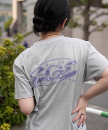 CRACK OVAL LOGO TEE / ロゴプリント / かすれプリント / クラックロゴ / ピグメント / ヴィンテージライク 半袖Tシャツ