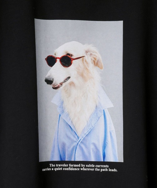 LOWRYS FARM(ローリーズファーム)の「【LFM(U)】アニマルフォトTEE/接触冷感・UVカット・クイックドライ 668712(Tシャツ/カットソー・メンズ・ブラック/ホワイト・LARGE/MEDIUM)」の22枚目の写真