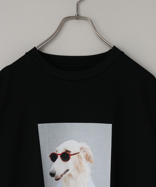 LOWRYS FARM(ローリーズファーム)の「【LFM(U)】アニマルフォトTEE/接触冷感・UVカット・クイックドライ 668712(Tシャツ/カットソー・メンズ・ブラック/ホワイト・LARGE/MEDIUM)」の17枚目の写真
