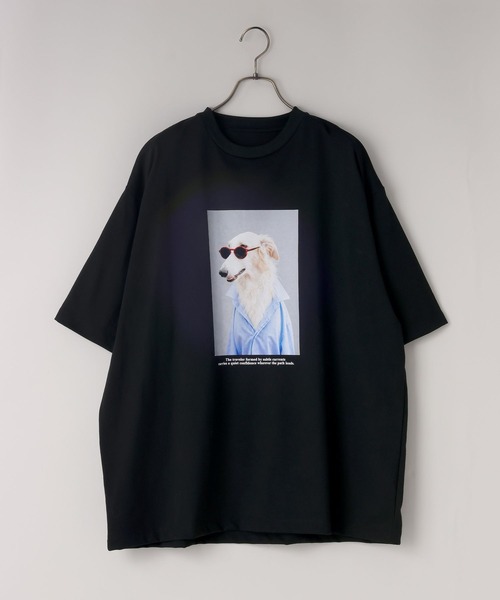 LOWRYS FARM(ローリーズファーム)の「【LFM(U)】アニマルフォトTEE/接触冷感・UVカット・クイックドライ 668712(Tシャツ/カットソー・メンズ・ブラック/ホワイト・LARGE/MEDIUM)」の15枚目の写真