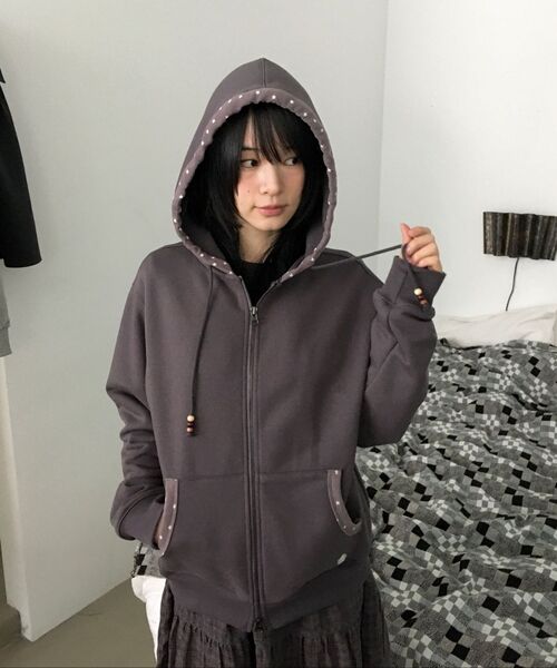 BAUF（バウフ）の「スターハウス フードジップアップ [ヴィンテージパープル]（パーカー・レディース・その他・FREE）」の16枚目の写真