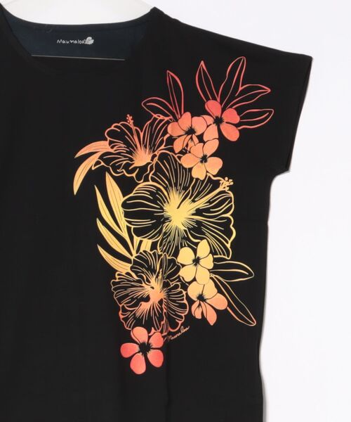 Maunaloa(マウナロア)の「【Maunaloa】クールタッチ モハラプアトップス(Tシャツ/カットソー・レディース・ラベンダー/ホワイト/ブラック・FREE)」の5枚目の写真