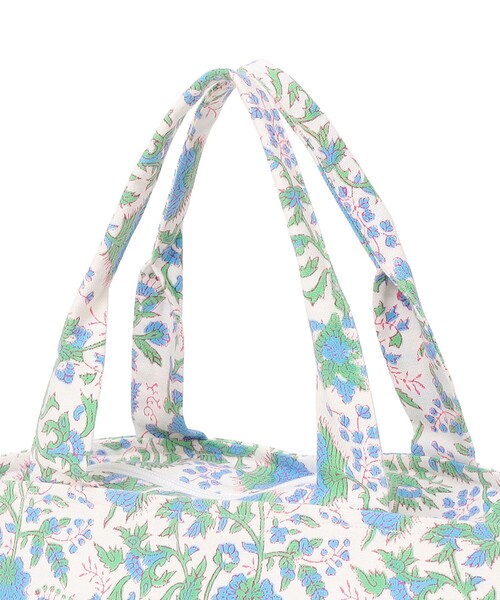 SZ Blockprints(エスゼットブロックプリント)の「【SHIPS別注】SZ BLOCKPRINTS: Lisbon Tote(トートバッグ・レディース・ライトブルー/ピンク・ONE SIZE)」の20枚目の写真