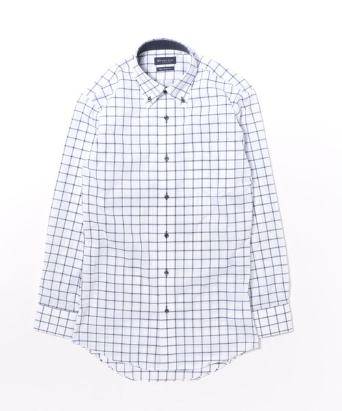 TOKYO SHIRTS(トウキョウシャツ)の「【超形態安定】【吸水速乾】 形態安定ノンアイロン ドゥエボットーニ 長袖ビジネスワイシャツ(ビジネスシャツ・メンズ・ブルー・首回り43cm-裄丈82cm/首回り42cm-裄丈86cm/首回り42cm-裄丈82cm/首回り41cm-裄丈86cm/首回り41cm-裄丈82cm/首回り39cm-裄丈84cm/首回り39cm-裄丈80cm/首回り43cm-裄丈86cm/首回り37cm-裄丈84cm/首回り37cm-裄丈80cm)」の6枚目の写真