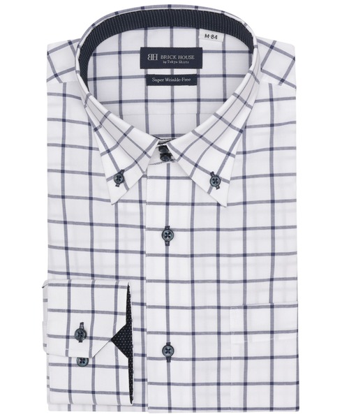 TOKYO SHIRTS(トウキョウシャツ)の「【超形態安定】【吸水速乾】 形態安定ノンアイロン ドゥエボットーニ 長袖ビジネスワイシャツ(ビジネスシャツ・メンズ・ブルー・首回り43cm-裄丈82cm/首回り42cm-裄丈86cm/首回り42cm-裄丈82cm/首回り41cm-裄丈86cm/首回り41cm-裄丈82cm/首回り39cm-裄丈84cm/首回り39cm-裄丈80cm/首回り43cm-裄丈86cm/首回り37cm-裄丈84cm/首回り37cm-裄丈80cm)」の1枚目の写真