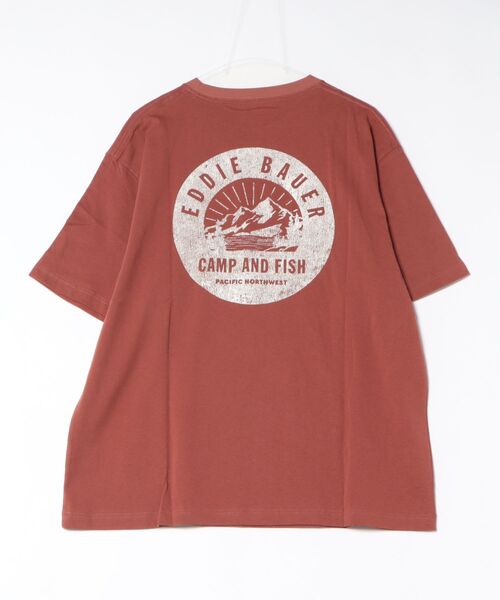 Eddie Bauer（エディーバウアー）の「グラフィックプリント 半袖Tシャツ（Tシャツ/カットソー・メンズ・ホワイト系1/ホワイト系2/ピンク/イエロー/グリーン/ブラック/ネイビー/ブラウン・XL/XXL/S/M/L）」の12枚目の写真