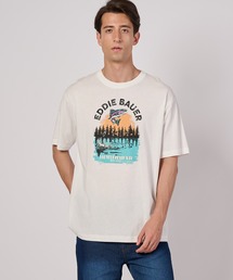 グラフィックプリント 半袖Tシャツ