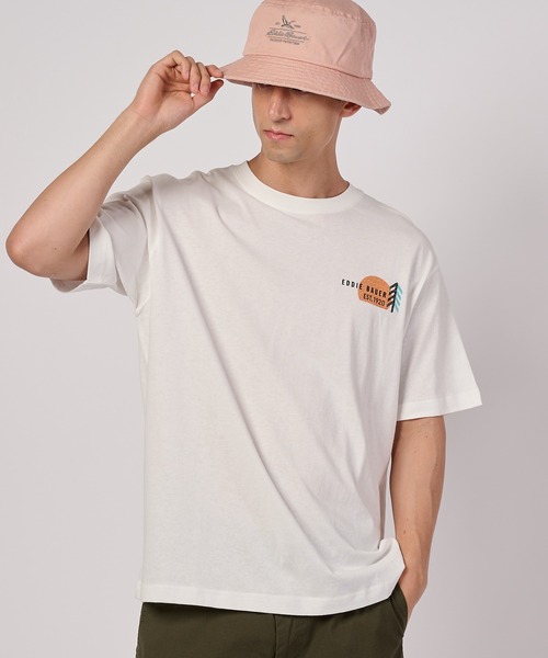 Eddie Bauer（エディーバウアー）の「グラフィックプリント 半袖Tシャツ（Tシャツ/カットソー・メンズ・ホワイト系1/ホワイト系2/ピンク/イエロー/グリーン/ブラック/ネイビー/ブラウン・XL/XXL/S/M/L）」の19枚目の写真