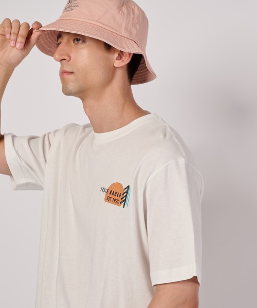 Eddie Bauer（エディーバウアー）の「グラフィックプリント 半袖Tシャツ（Tシャツ/カットソー・メンズ・ホワイト系1/ホワイト系2/ピンク/イエロー/グリーン/ブラック/ネイビー/ブラウン・XL/XXL/S/M/L）」の20枚目の写真