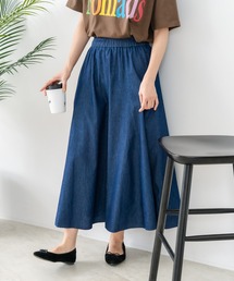 JEANS MATE（ジーンズメイト）の「【C-FORT POINT/フォートポイント】ライトデニム 8枚ハギスカート 薄手4.5オンスデニム素材（デニムスカート）」