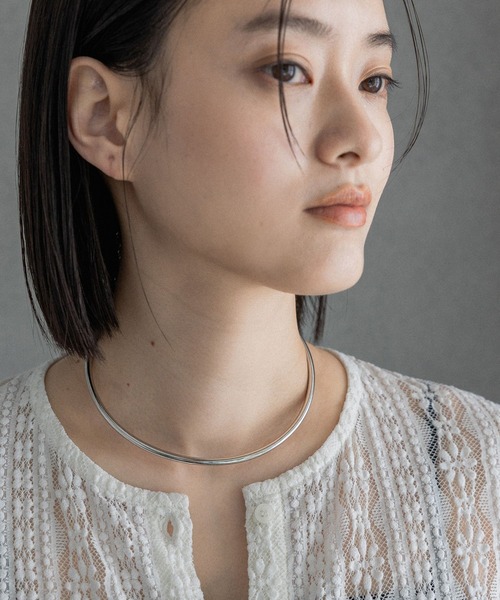 A part by（アパートバイ）の「ナローネックカフ（ネックレス・レディース・ゴールド/シルバー・FREE）」の9枚目の写真