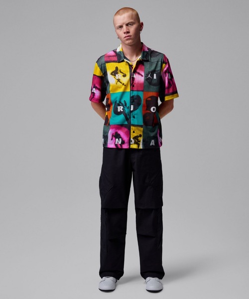 JORDAN BRAND（ジョーダンブランド）の「ジョーダン ブルックリン メンズ グラフィック シャツ / Jordan Brooklyn Men's Graphic Shirt II5320-100 White（シャツ/ブラウス・メンズ・ホワイト・M/2XL/XL/S/L）」の5枚目の写真