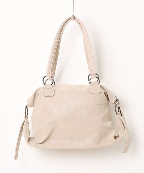 an meets zakka(アンミツザッカ)の「an meets zakka アンティークグリッター合成皮革ボールスタッズボストンバッグ(ボストンバッグ・レディース・ブラウン/キャメル/ベージュ/ブラック・ONESIZE)」の5枚目の写真