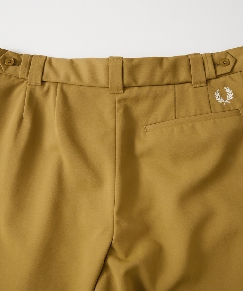 FRED PERRY（フレッドペリー）の「【WEB先行予約】[FRED PERRY/フレッドペリー]  ワンポイントロゴ刺繍 テニストラウザーバミューダショーツ（その他パンツ・レディース・ブラック/キャメル・L/M/S/XS）」の22枚目の写真