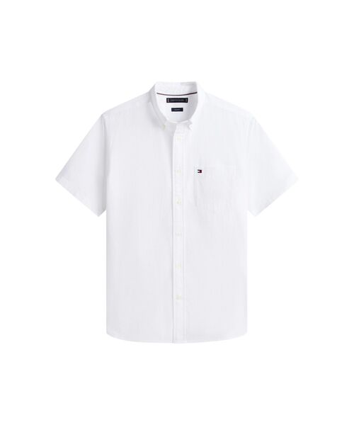 TOMMY HILFIGER（トミーヒルフィガー）の「AF SEERSUCKER SOLID SS RF SHIRT（シャツ/ブラウス・メンズ・ライトブルー/ホワイト/マルチ・SMALL/MEDIUM/LARGE/X-LARGE）」の16枚目の写真
