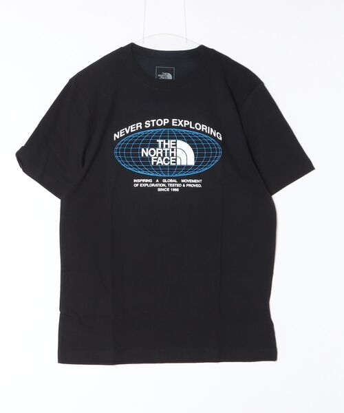THE NORTH FACE(ザノースフェイス)の「THE NORTH FACE ザ・ノースフェイス M S/S IMMERSED OUTDOORS GRID TEE グラフィックプリント 半袖Tシャツ(Tシャツ/カットソー・メンズ・ブラック・S/M/L)」の3枚目の写真