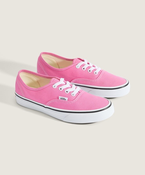 VANS(バンズ)の「オーセンティック / Authentic COLOR THEORY Pink Fi VN000EHHFRQ1(スニーカー・レディース・ピンク・6/4.5/5.5/7.5/7/5/4/6.5)」の2枚目の写真