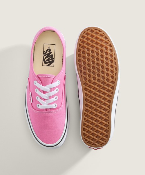 VANS(バンズ)の「オーセンティック / Authentic COLOR THEORY Pink Fi VN000EHHFRQ1(スニーカー・レディース・ピンク・6/4.5/5.5/7.5/7/5/4/6.5)」の3枚目の写真