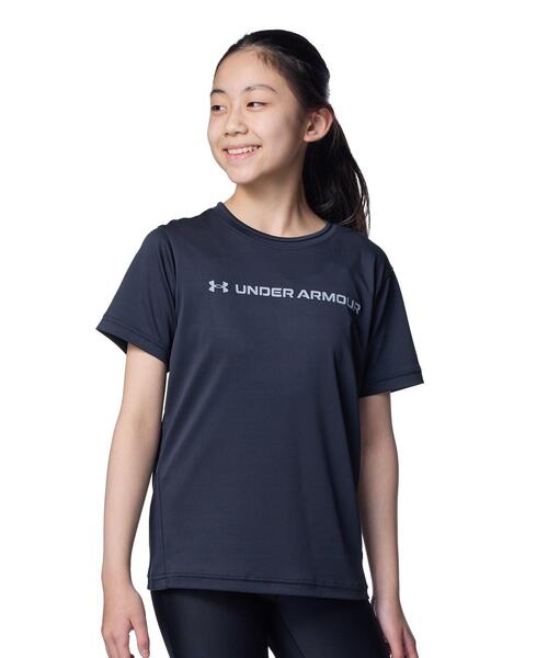 UNDER ARMOUR（アンダーアーマー）の「UAクール ショートスリーブ Tシャツ（トレーニング/キッズ）（Tシャツ/カットソー・キッズ・ブラック・160cm/120cm/140cm/130cm/150cm）」の4枚目の写真