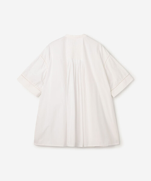 Bshop(ビショップ)の「INDIA INDUSTRY | コットンポプリン ピンタックシャツ WOMEN(シャツ/ブラウス・レディース・オフホワイト/ブラック/ピンク系その他・1)」の11枚目の写真
