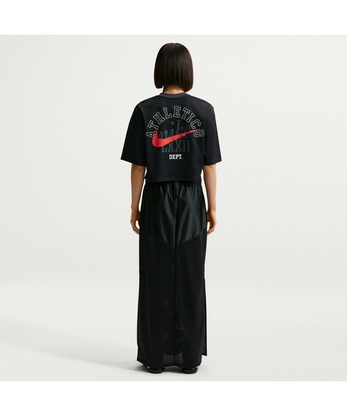 NIKE(ナイキ)の「NIKE/ナイキ WSNSWHRTGFSTVLCROPMSHJ(Tシャツ/カットソー・レディース・ブルー/ブラック/ピンク・M/L/XL/S)」の4枚目の写真