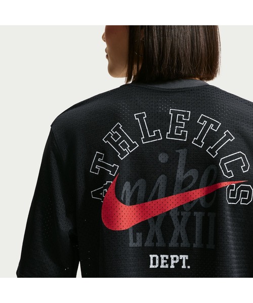 NIKE(ナイキ)の「NIKE/ナイキ WSNSWHRTGFSTVLCROPMSHJ(Tシャツ/カットソー・レディース・ブルー/ブラック/ピンク・M/L/XL/S)」の7枚目の写真