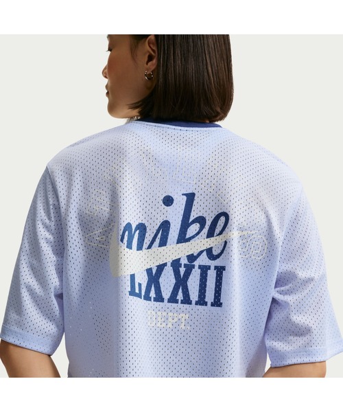 NIKE(ナイキ)の「NIKE/ナイキ WSNSWHRTGFSTVLCROPMSHJ(Tシャツ/カットソー・レディース・ブルー/ブラック/ピンク・M/L/XL/S)」の10枚目の写真